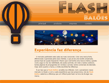 Tablet Screenshot of flashbaloes.com.br